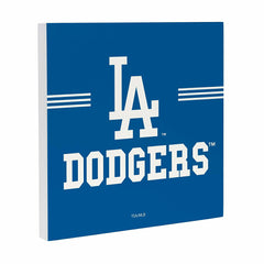 Los Angeles Dodgers Wood Wall Sign, 12x12, MLB, Home