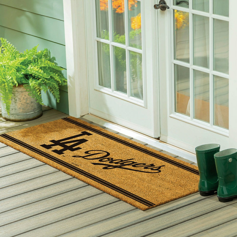 Los Angeles Dodgers Extra Large One Color Coir Mat, 60"x24", MLB