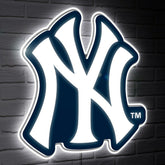 New York Yankees LED Wall Decor, Glazelite, Logo, MLB, Home