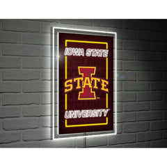 Iowa State University College Rectangle Neolite LED Decor, Sale, Collegiate, Home