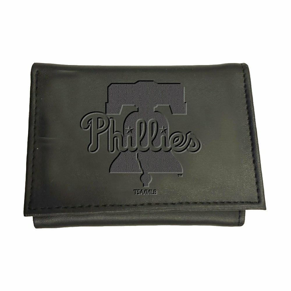 Philadelphia Phillies Tri-Fold Wallet Black, MLB, Home