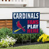 St Louis Cardinals Coroplast Yard Sign "Fans Play Here", MLB, Home