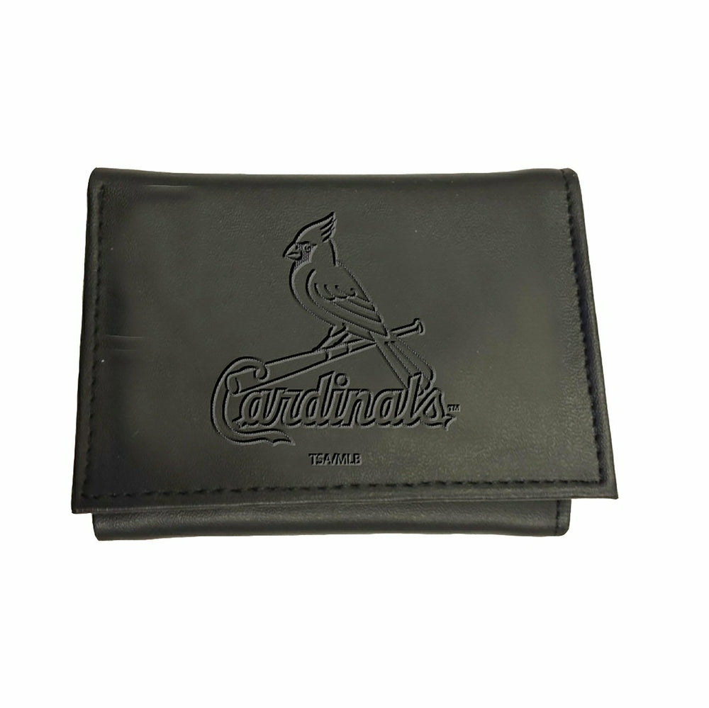 St Louis Cardinals Tri-Fold Wallet Black, MLB, Home