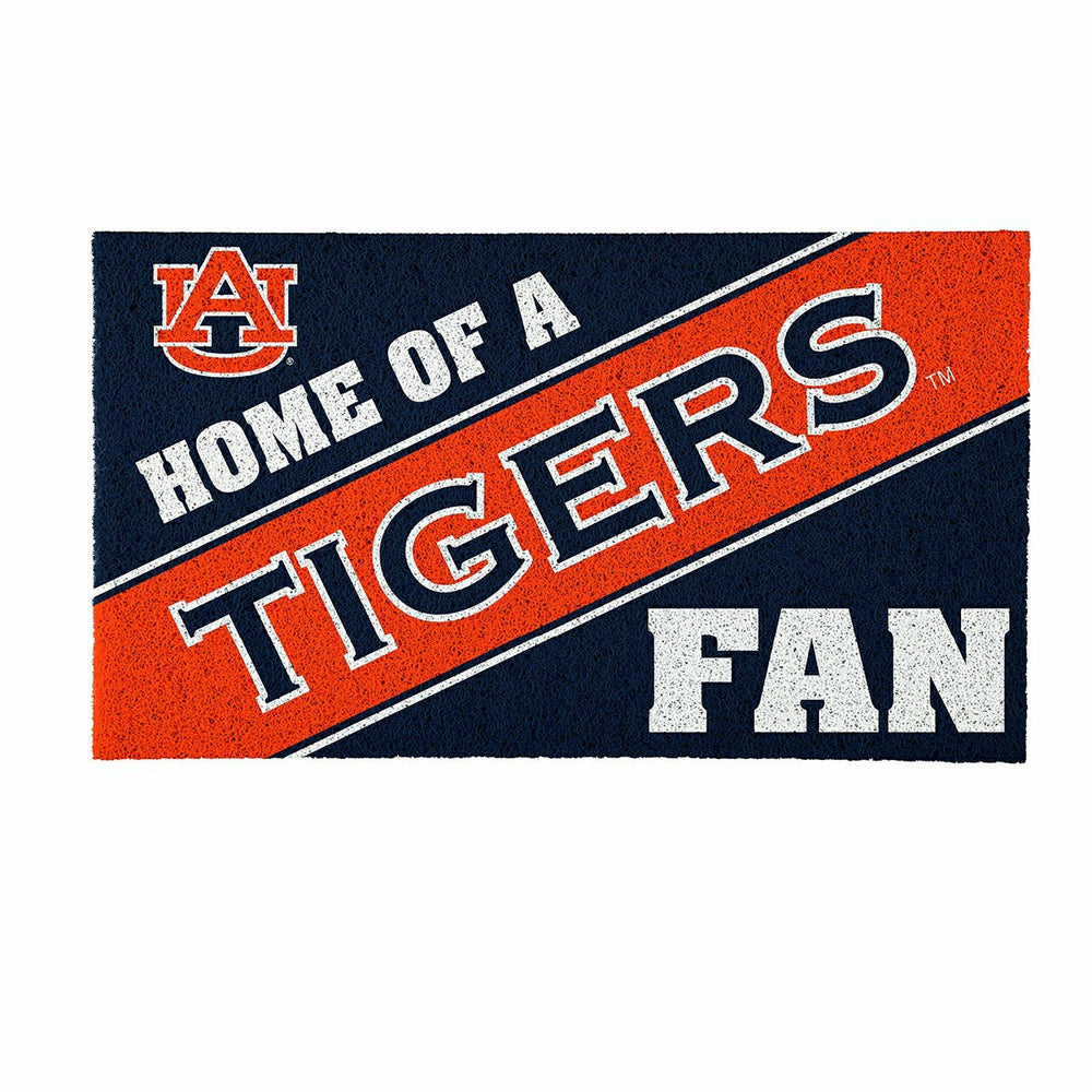 Auburn University, PVC Mat COLOR, Home of a Fan, Collegiate