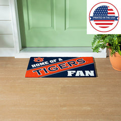 Auburn University, PVC Mat COLOR, Home of a Fan, Collegiate