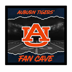 Auburn University 23"H x 23"L LED Wall Decor, Edgelite, Square, Collegiate, Home