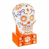 Clemson University Sugar Skull Statue, Collegiate, Home