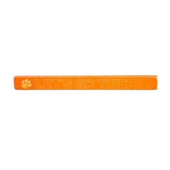 Clemson University Engraved Wood Sign, 1.5" x 18", Collegiate, Home
