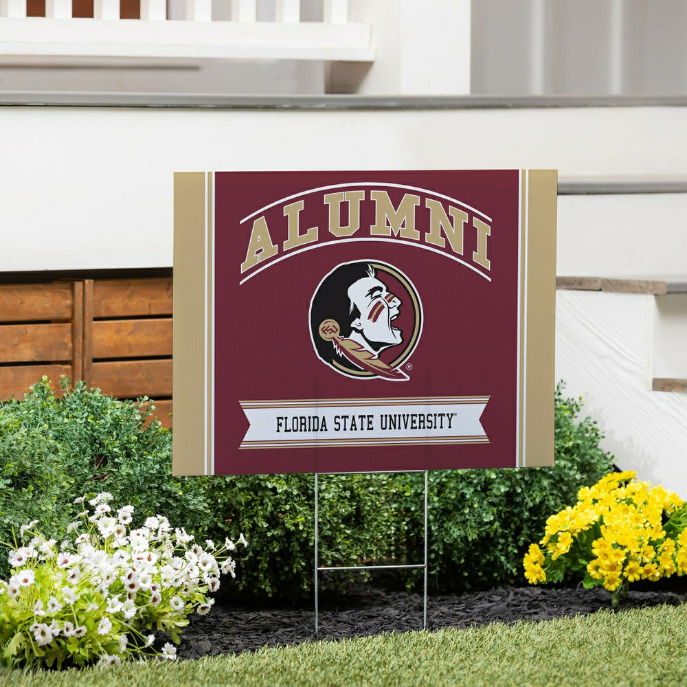 Florida State University Coroplast Yard Sign Alumni, Collegiate, Home