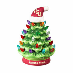 8" LED Ceramic Christmas Tree, Florida State University, Collegiate, Home