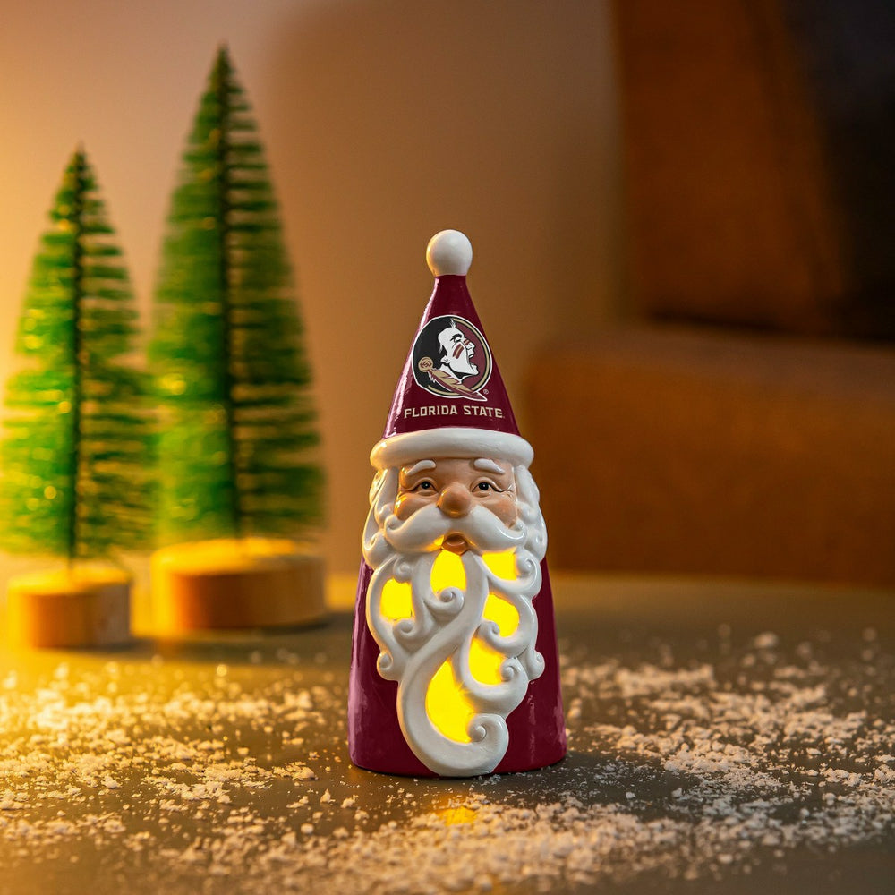 Florida State University Santa LED Statuary, 8", Collegiate, Home