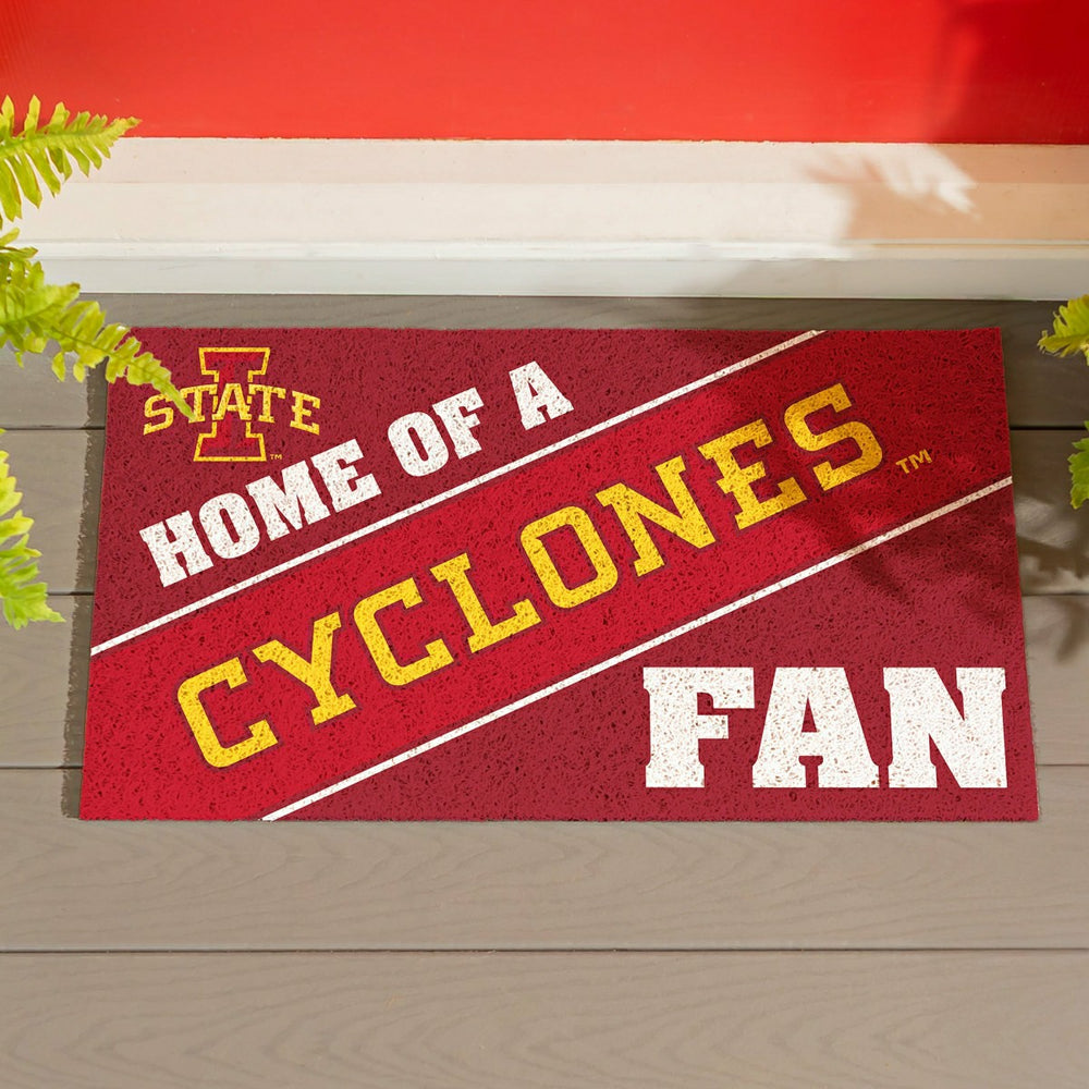 Iowa State University, PVC Mat COLOR, Home of a Fan, Collegiate
