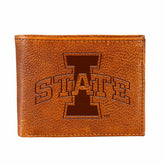 Iowa State University, Embossed 100% Genuine Tumbled Leather Passcase , Collegiate, Home