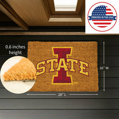 Coir Mat, 16"x28", Iowa State University, Collegiate