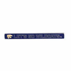 Kansas State University Engraved Wood Sign, 1.5" x 18", Collegiate, Home