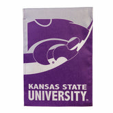 Kansas State University Burlap Flag GDN Size, Collegiate, Home