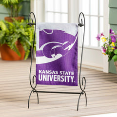 Kansas State University Burlap Flag GDN Size, Collegiate, Home
