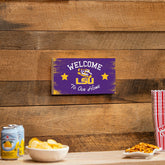 Louisiana State University Wood Wall Sign, 6x11, Collegiate, Home