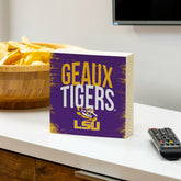 Louisiana State University Plock, Down Home Fans, 6x6, Collegiate, Home