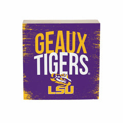 Louisiana State University Plock, Down Home Fans, 6x6, Collegiate, Home