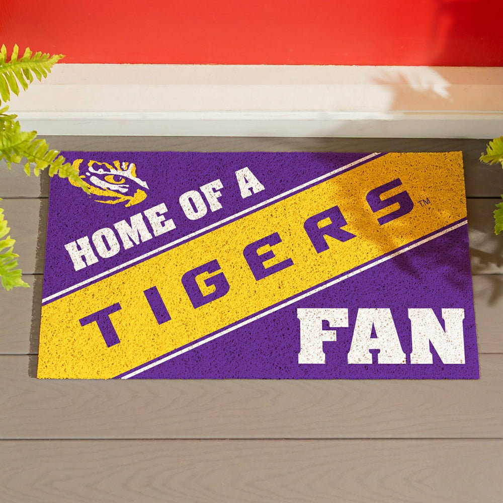 Louisiana State University, PVC Mat COLOR, Home of a Fan, Collegiate