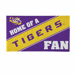Louisiana State University, PVC Mat COLOR, Home of a Fan, Collegiate