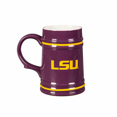 Louisiana State University Ceramic Stein Cup, 24oz, Collegiate, Home