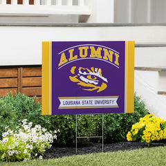 Louisiana State University Coroplast Yard Sign Alumni, Collegiate, Home