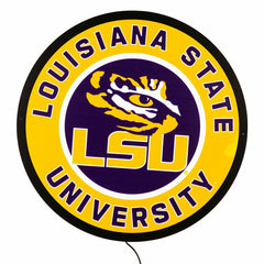 LED Wall Decor, Round, Louisiana State University, Collegiate, Home