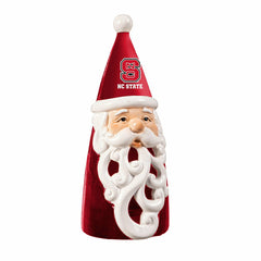 North Carolina State University Santa LED Statuary, 8", Collegiate, Home