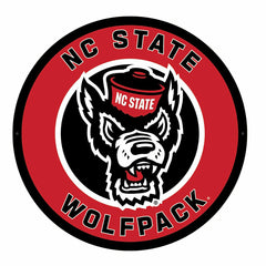 LED Wall Decor, Round, North Carolina State University, Collegiate, Home