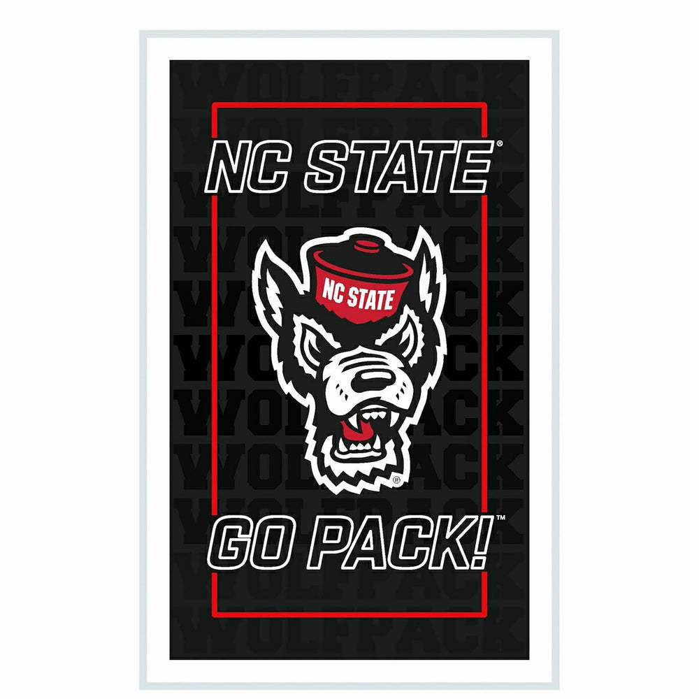 North Carolina State University College Rectangle Neolite LED Decor, Collegiate, Home