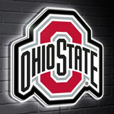 Ohio State Buckeyes LED Wall Decor, Glazelite, Logo, Collegiate, Home