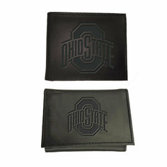 Ohio State University, Bi-Fold and Tri-Fold Wallet Gift Set, Black, Collegiate, Home
