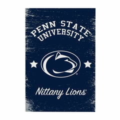 Penn State Wood Wall Sign, 16x24, Collegiate, Home