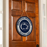 Penn State Round Door Décor with Hanging Rope, 18x18, Collegiate, Home