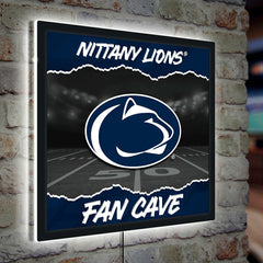 Penn State 23"H x 23"L LED Wall Decor, Edgelite, Square, Collegiate, Home