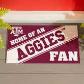 Texas A&M, PVC Mat COLOR, Home of a Fan, Collegiate