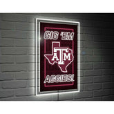 Texas A&M College Rectangle Neolite LED Decor, Collegiate, Home