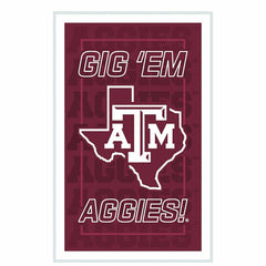 Texas A&M College Rectangle Neolite LED Decor, Collegiate, Home