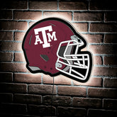 LED Wall Decor, Helmet, Texas A&M, Collegiate, Home