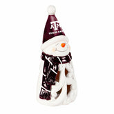 Texas A&M Snowman LED Statuary, 8", Collegiate, Home