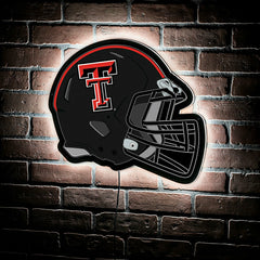 LED Wall Decor, Helmet, Texas Tech University, Collegiate, Home