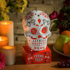 Texas Tech, Sugar Skull Statue, Collegiate, Home