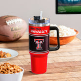 40oz Stainless Steel Canyon Cup w/ Straw, Texas Tech University, Collegiate, Home