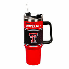 40oz Stainless Steel Canyon Cup w/ Straw, Texas Tech University, Collegiate, Home