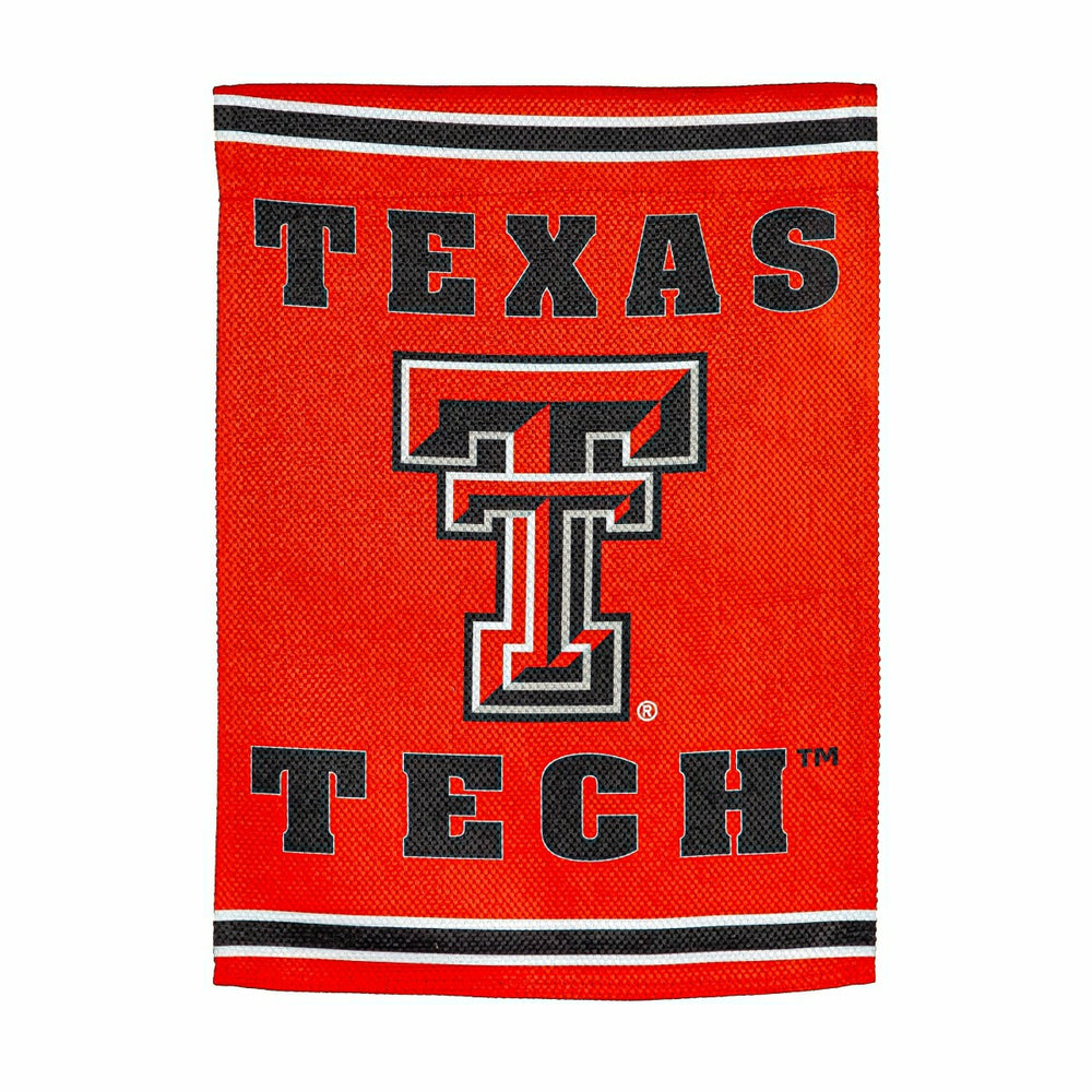 Embossed Suede Flag, GDN Size, Texas Tech University, Collegiate, Home