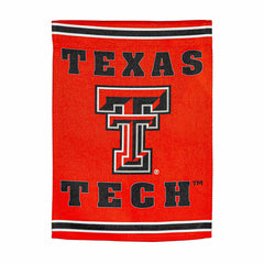 Embossed Suede Flag, GDN Size, Texas Tech University, Collegiate, Home