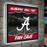 University of Alabama 23"H x 23"L LED Wall Decor, Edgelite, Square, Collegiate, Home