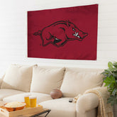 University of Arkansas Single Sided Estate Flag with 2 Grommets, 3'x5', Collegiate, Home
